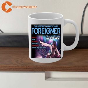 Foreigner The Historic Farewell Tour 2023 Tea Cup