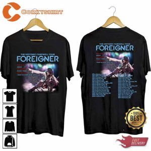 Foreigner The Histroric Farewell Tour 2023 Crewneck Shirt