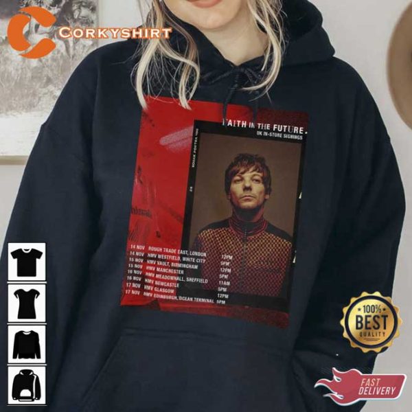 Former One Direction Member Louis Tomlinson Music Shirt