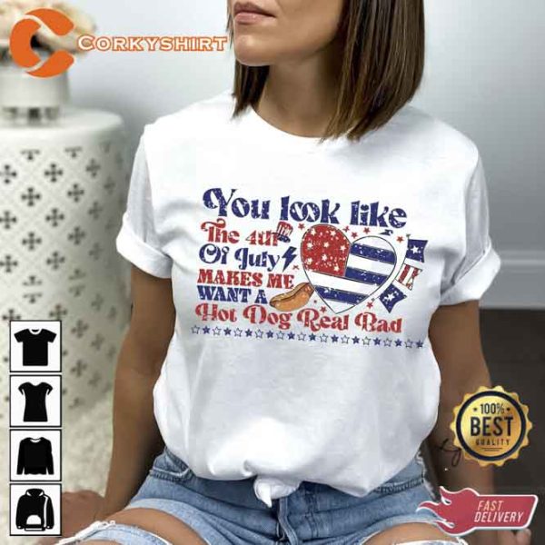 Funny You Look Like The 4th of July Happy Memorial Day Shirt