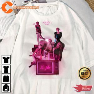 G-Idle X-File Nxde I Am Free-ty Tour Kpop Shirt For Fans