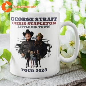 George Strait With Chris Stapleton Little Big Town Tour 2023 Mug