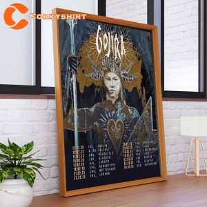 Gojira World Tour 2023 Thank You For Memories Fan Gift Poster