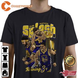 Golden State Fans Basketball Dub Nation Spash Tshirt