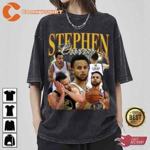 Golden State’s Stephen Curry Vintage Washed Shirt