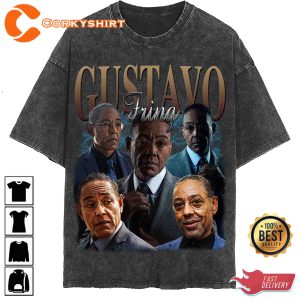 Gustavo Fring Vintage Washed T-shirt Breaking Bad Homage 1