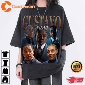 Gustavo Fring Vintage Washed T-shirt Breaking Bad Homage