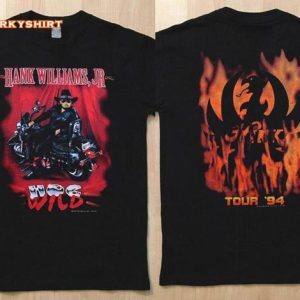 Hank Williams Jr Hog Wild Tour 1994 Concert Country Music Lover Shirt