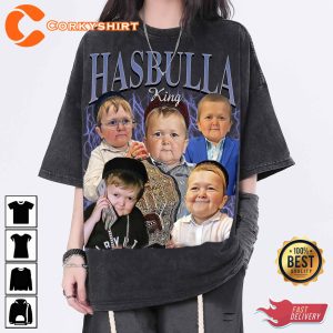 Hasbulla Magomedov Vintage Homage Shirt King Hasbulla Washed-2