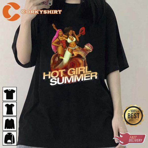 Hot Girls Summer Megan Thee Stallion And Nicki Minaj Unisex T-Shirt