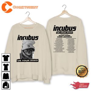 Incubus Band US Summer Tour 2023 Double Side Classic T-shirt