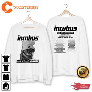 Incubus Band US Summer Tour 2023 Double Side Classic T-shirt