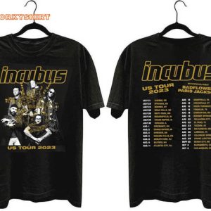 Incubus Band US Tour 2023 Dates Unisex T Shirt For Women For Men