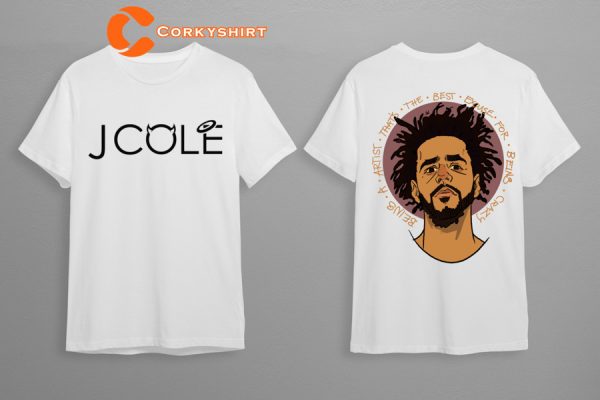 J Cole Being A Artist Gift For Dreamvillains Graphic Double Side T-shirt