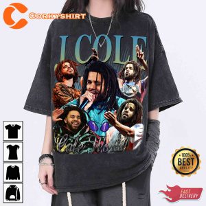 J Cole Vintage Rnb Rap Unisex Homage Hip Hop Shirt