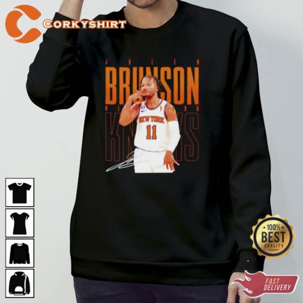Jalen Brunson New York Knicks Basketball Signature Shirt