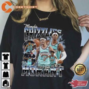 Ja Morant Memphis Grizzles Rookie Of The Year Basketball Sweatshirt