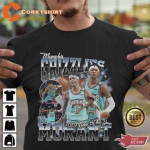 Ja Morant Memphis Grizzles Rookie Of The Year Basketball Sweatshirt