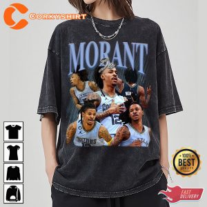 Ja Morant Memphis Grizzlies Ja Warrant Point Guard Basketball T-Shirt