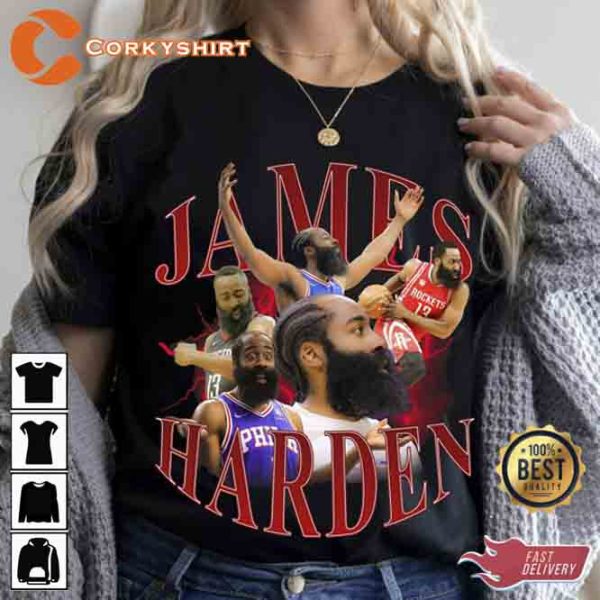 James Harden Bootleg Basketball Tee Shirt For Fans