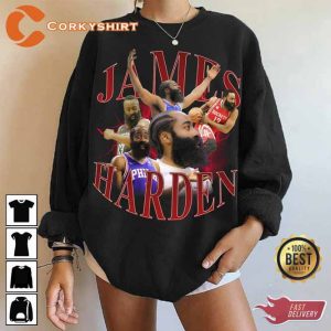 James Harden Shirt Vintage Nba Basketball - Anynee