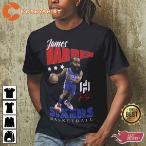 James Harden Philadelphia 76ers Basketball Vintage Shirt