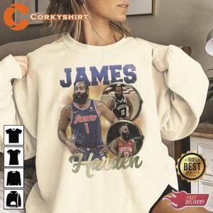 James Harden Vintage Graphic Tee Basketball Unisex Gift T-Shirt