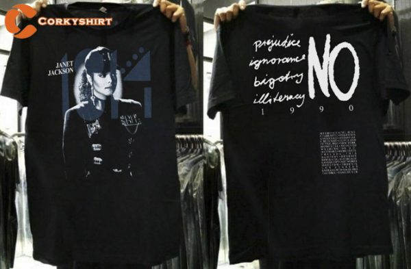 Janet Jackson Rhythm Nation World Tour 1990 T-Shirt