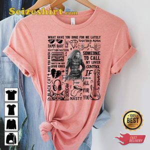 Janet Jackson Together Again Tour 2023 Queen Of Pop Graphic Shirt