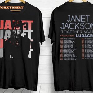 Janet Jackson Together Again Tour 2023 T-Shirt Gift For Fans