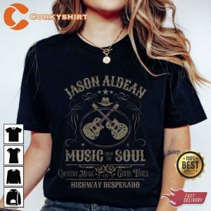Jason Aldean Concert My Kinda Party Music Soul Anniversary Shirt