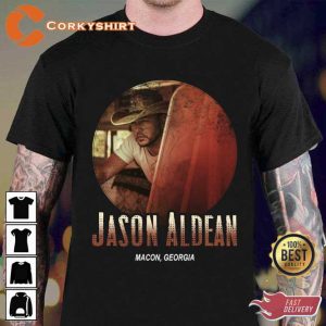 Jason Aldean Macon Georgia Vintage Design Unisex T-shirt For Fans