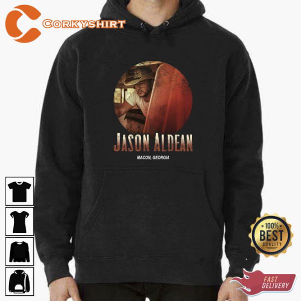 Jason Aldean Macon Georgia Vintage Design Unisex T-shirt For Fans