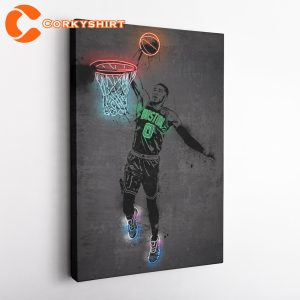 Jayson Tatum Boston Celtics Basketball Home Decor Wall Art Poster