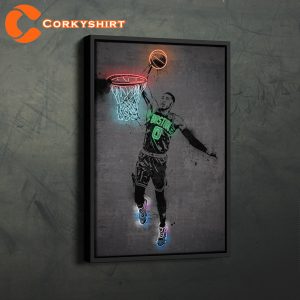 Jayson Tatum Boston Celtics Basketball Home Decor Wall Art Poster