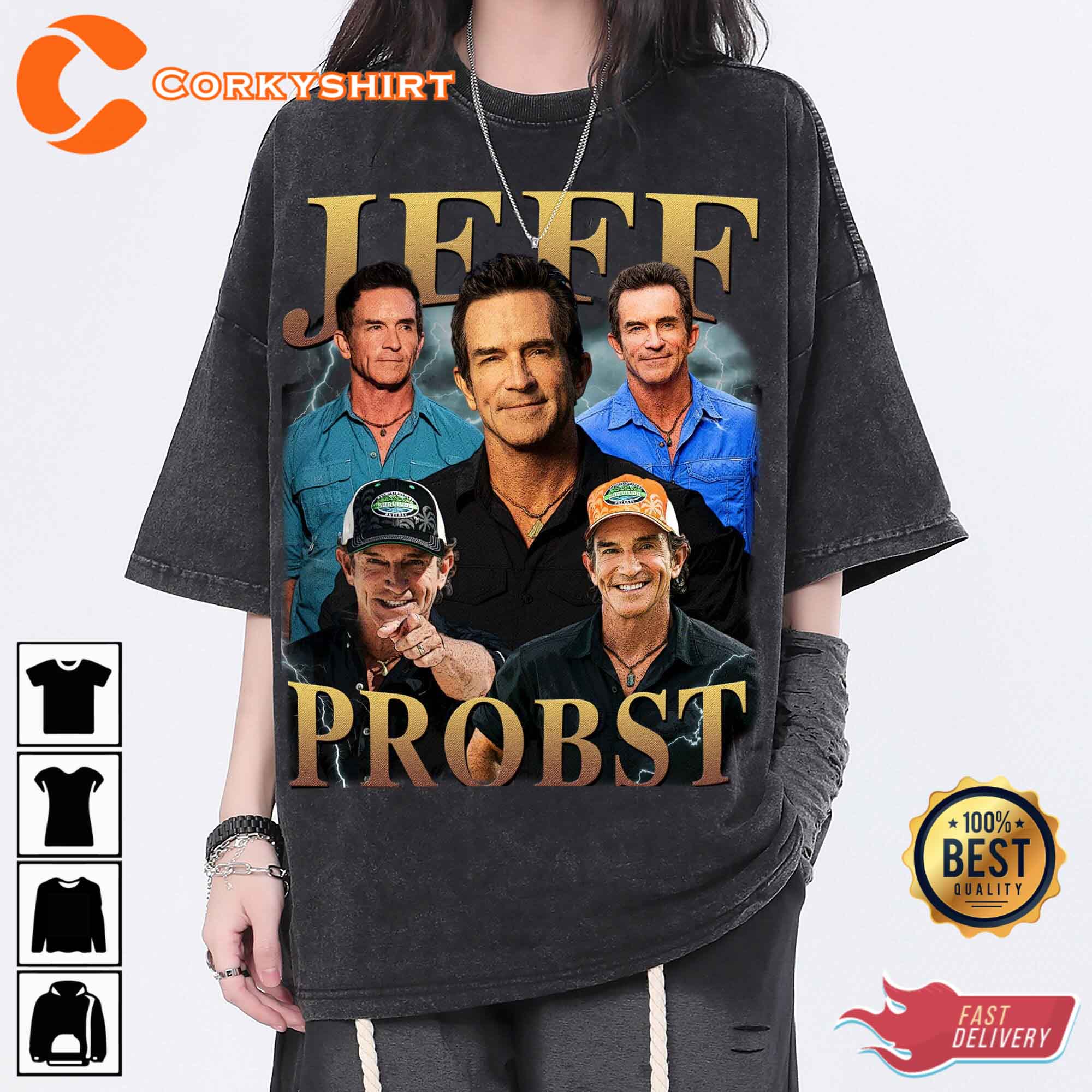 Jeff Probst Presenter Graphic Unisex T-Shirt Gift For Fans