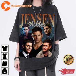 Jensen Ackles Vintage Washed Shirt Actor Homage Graphic