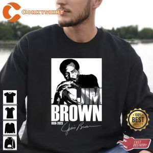 Jim Brown Signature 1936-2023 T-Shirt2