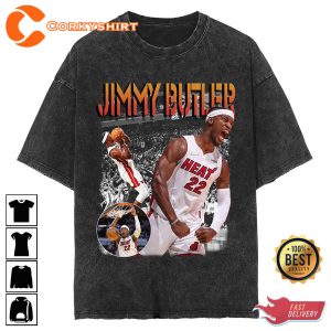 Jimmy Butler Small Forward Miami Heat Basketball Player T-Shirt Design