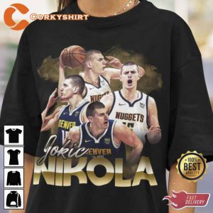 Jokic Nikola Basketball Player MVP Denver Nuggets Unisex Shirt