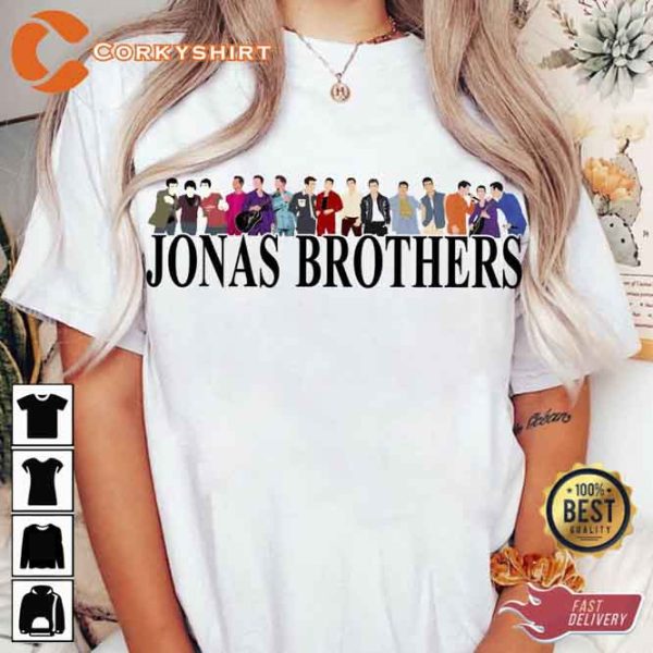 Jonas Brother Its About Time Music Gift For Fans T-Shirt