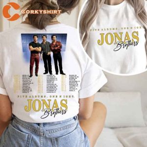 Jonas Brothers Five Albums One Night Shirt, Jonas Tour 2023 Merch2