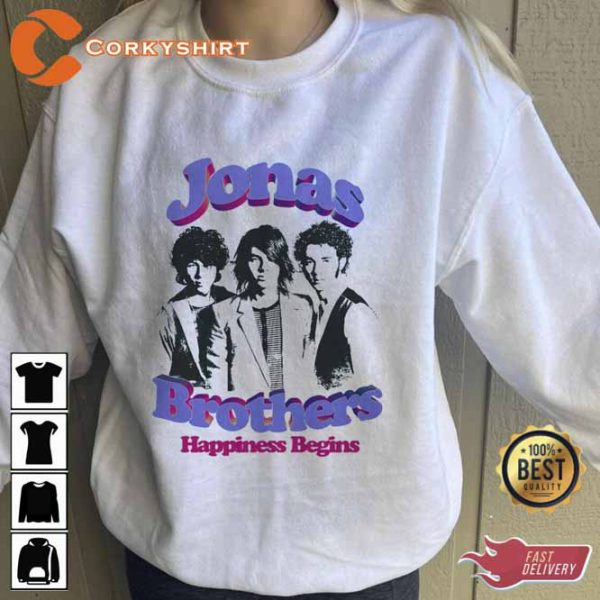 Jonas Brothers The Album Happiness Begins T-shirt