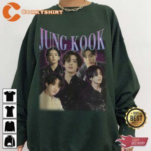 Jungkook BTS Upcoming Solo Vintage 90s Style Tees