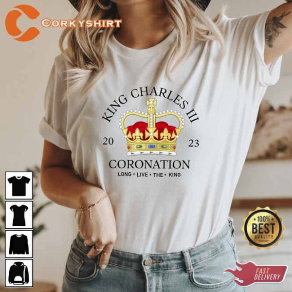 KING CHARLES III Coronation 6th May 2023 Celebration T Shirts