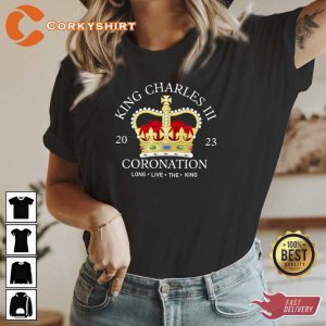 KING CHARLES III Coronation 6th May 2023 Celebration T Shirts