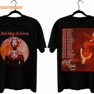 Kali Uchis Red Moon In Venus RNB Album Poster Designed Shirt