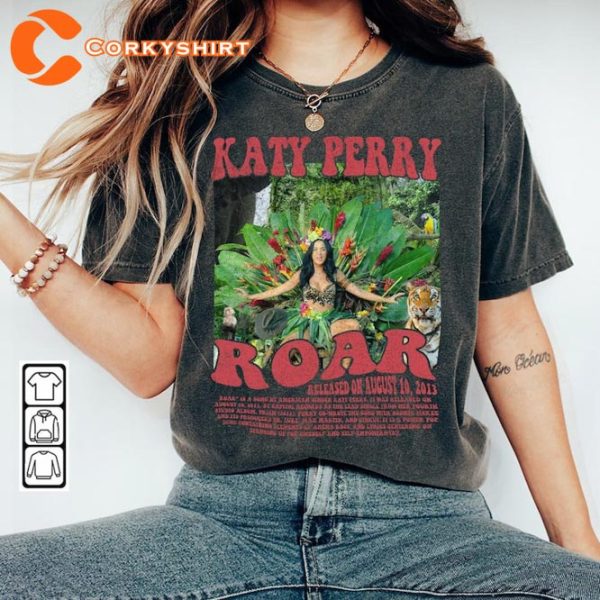 Katy Perry K1 Roar Pop Music Tour Concert 2023 Unisex Shirt