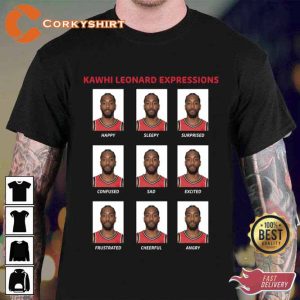 Kawhi Expressions Kawhi Leonard Unisex T-shirt