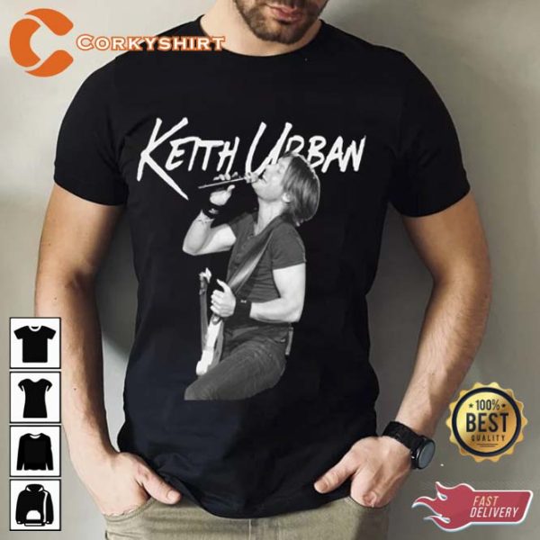 Keith Urban Guitarist Country Music Tour Unisex Shirt